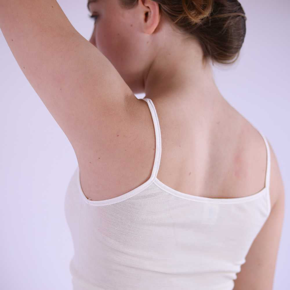 Caraco en laine mérinos bio et soie pour femme - COSILANA