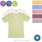 Cosilana t-shirt enfant bébé coton laine et soie bio
