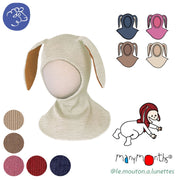 Cagoule lapin ManyMonths - Collection "Unique" Bunny en laine mérinos – PREVENTE 2026/27