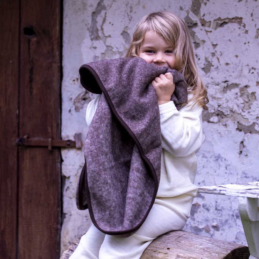 Couverture bébé en laine polaire bio - Cosilana