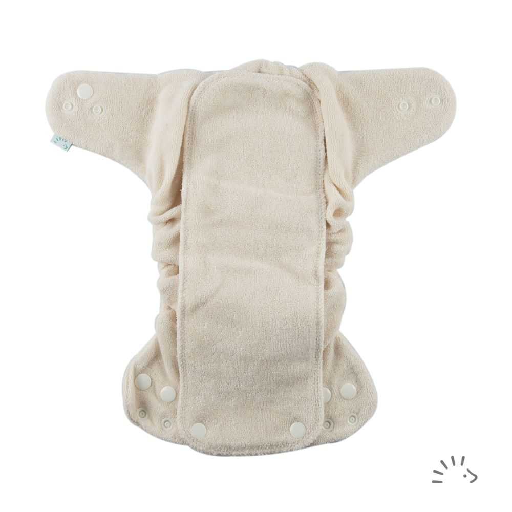 Couche lavable Popolini évolutive pour bébé nouveau né minisnap