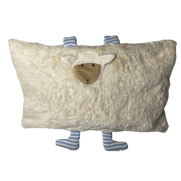 Coussin doudou Mouton en coton bio et rembourrage naturel de millet - Pat & Patty