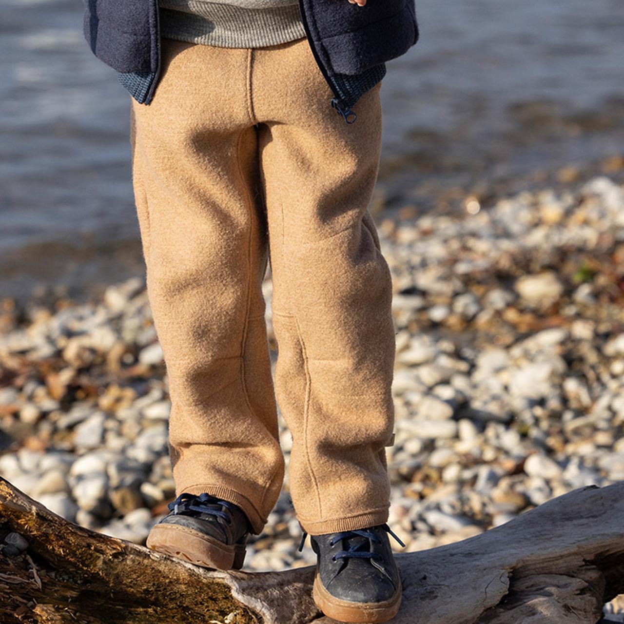 Pantalon Outdoor DISANA en laine bouillie bio - Pour jouer dehors