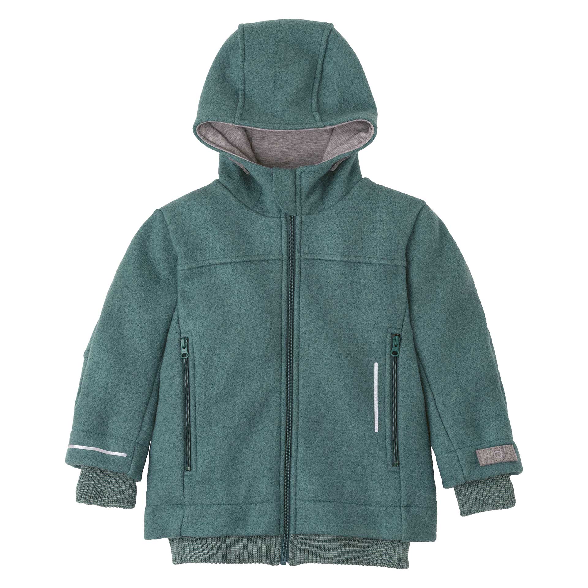 Parka hiver enfant en laine bouillie bio - Veste Outdoor DISANA 3 à 14 ans