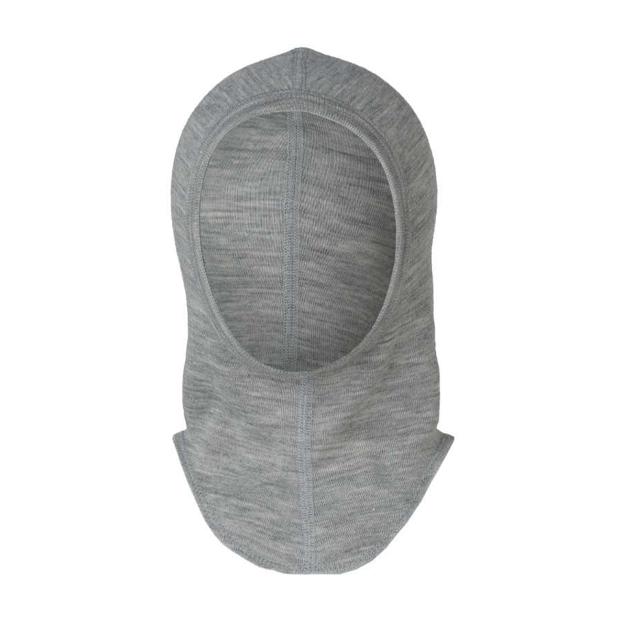 Cagoule bébé laine mérinos bio Engel natur - Cagoule laine et soie fine gris