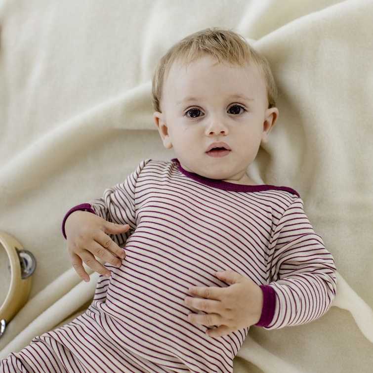 pyjama engel natur laine et soie pour bébé bio sans pieds