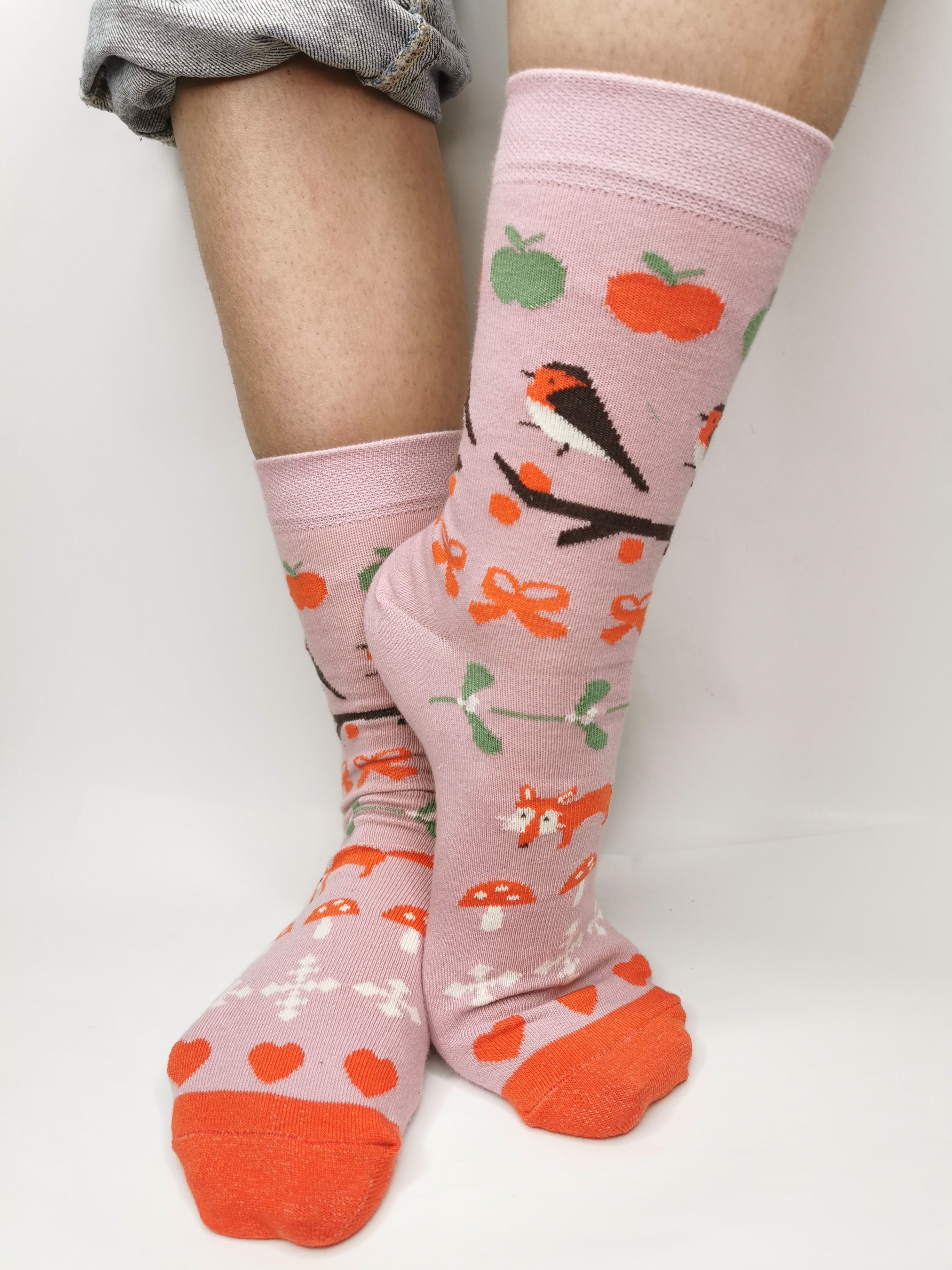 Chaussettes en coton bio "Bonne année" - pointures 19 à 42 - Fräulein Prusselise