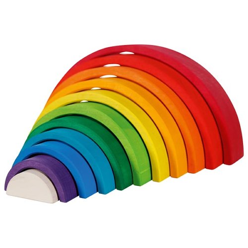 Jouet Goki arc en ciel en bois