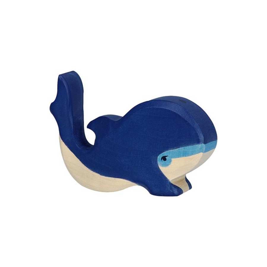 Baleine en bois Holztiger