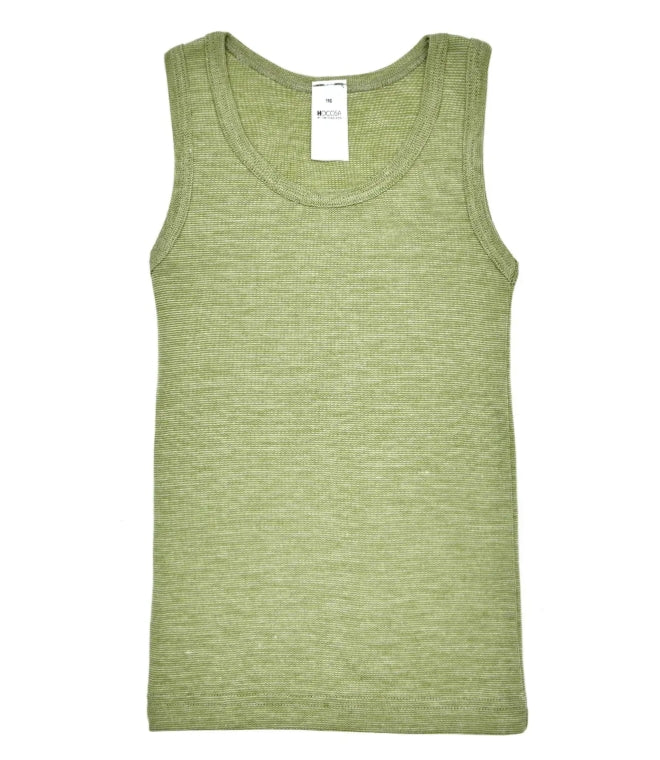 Débardeur en coton-laine-soie pour enfant - HOCOSA