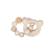 Hochet en bois ours goki
