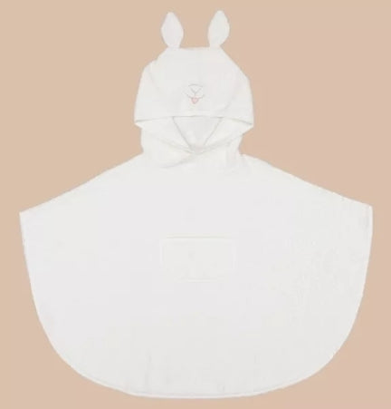 Cape de bain en coton bio JOEY Paris - Poncho à capuche avec oreilles
