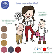Leggings mixtes évolutifs en laine mérinos ManyMonths – PREVENTE 2026/27