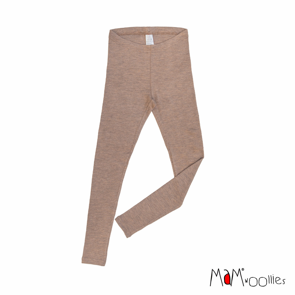 Leggings femme en laine mérinos MaM, coloris beige Callisto Moon – collection 2026/2027