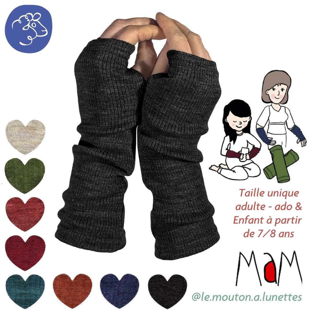 Mitaines en laine mérinos MaM pour adulte et ado – PREVENTE 2025/26