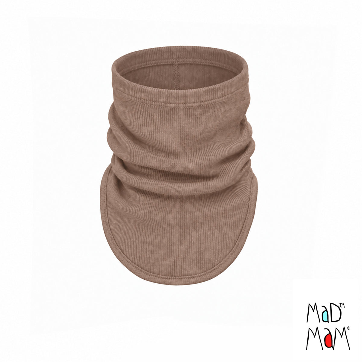 Snood en laine mérinos adulte et ado MaM/MaD, coloris beige Callisto Moon – collection 2026/2027