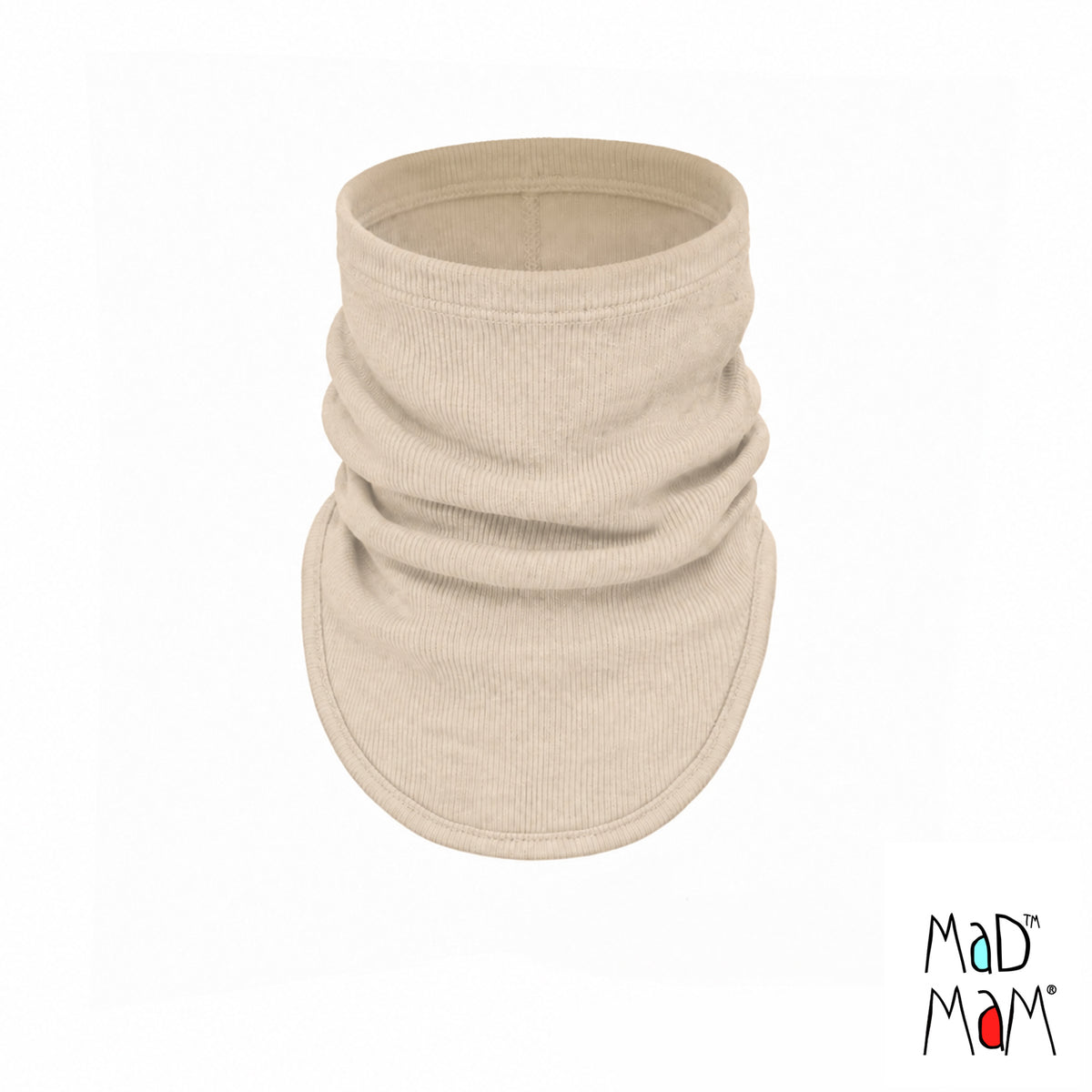 Snood en laine mérinos adulte et ado MaM/MaD, coloris écru Toasted Coconut – collection 2026/2027