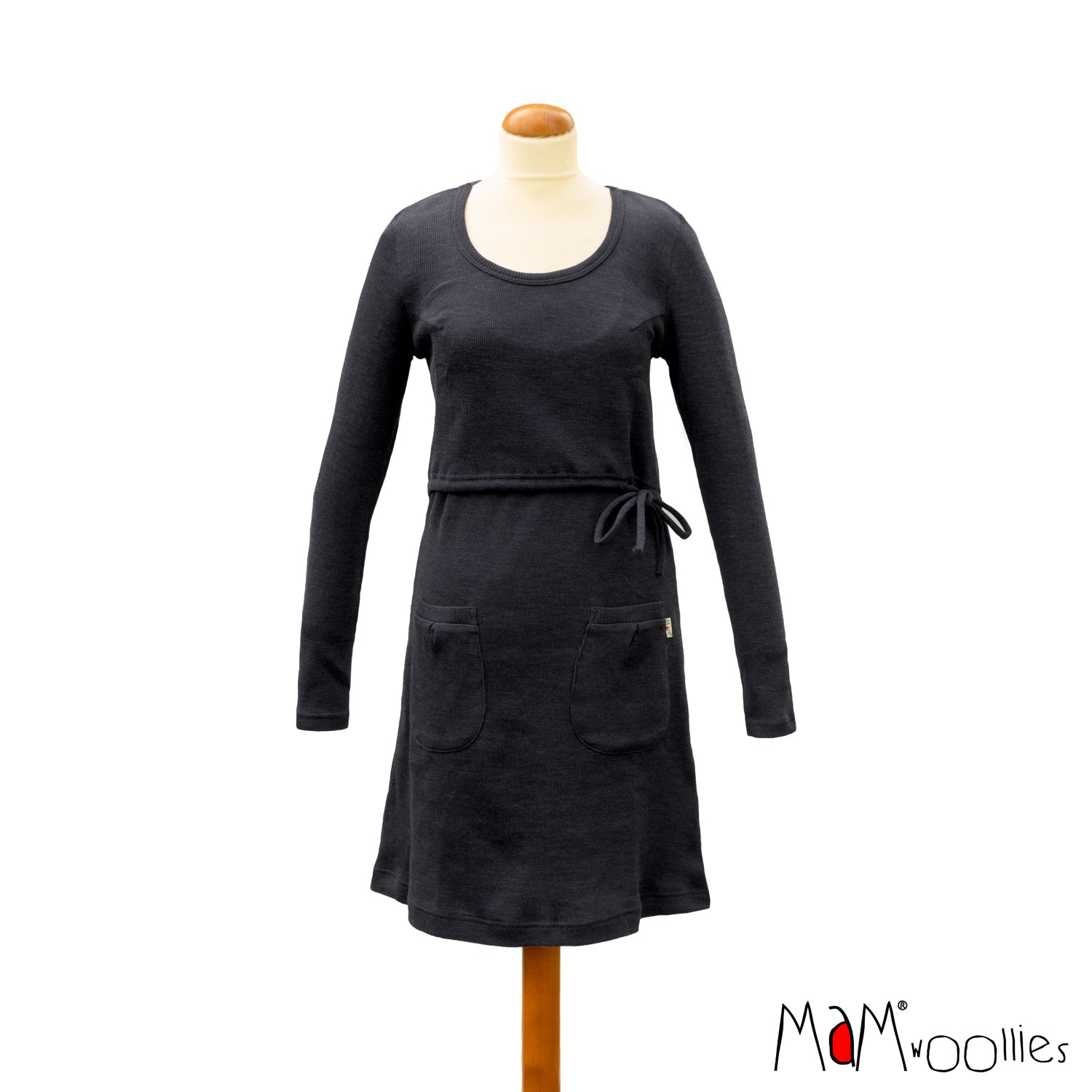 Robe tunique MaM en laine mérinos grossesse/allaitement –  PRECOMMANDE 2026/27