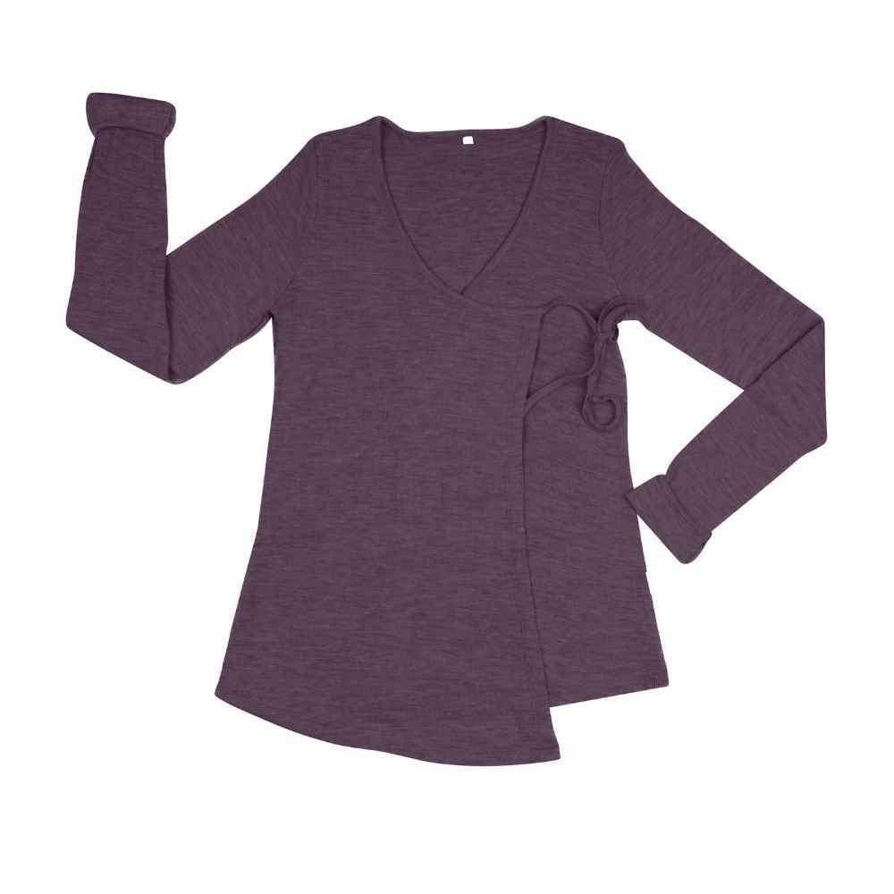 cardigan MaM gilet croisé femme laine mérinos allaitement grossesse