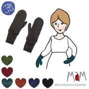 Moufles en laine mérinos adulte et ado MaM - PREVENTE 2025/26