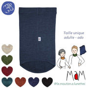 Snood MaM - Tour de cou ado et adulte en laine mérinos - PREVENTE 2025/26