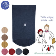 Snood en laine mérinos adulte et ado MaM/MaD - PREVENTE 2026/27
