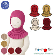 ManyMonths Cagoule Romantique Manymonths en laine mérinos avec volants en laine mérinos – collection 2026/2027