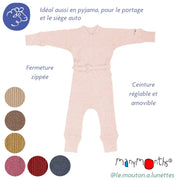 ManyMonths Combinaison bébé évolutive en laine mérinos Manymonths en laine mérinos – collection 2026/2027