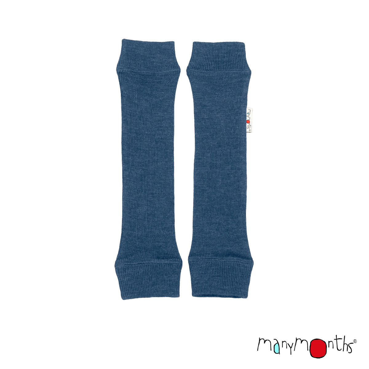 Jambières ManyMonths Enfant en laine mérinos, coloris bleu Moondust Blue – collection 2026/2027