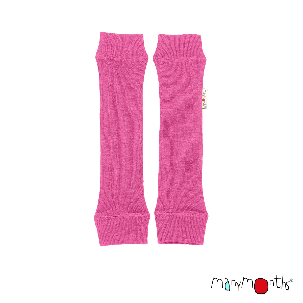Jambières ManyMonths Enfant en laine mérinos, coloris rose Nebula Pink – collection 2026/2027