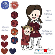 Robe ManyMonths poches à trésors en laine mérinos – PREVENTE 2025/26