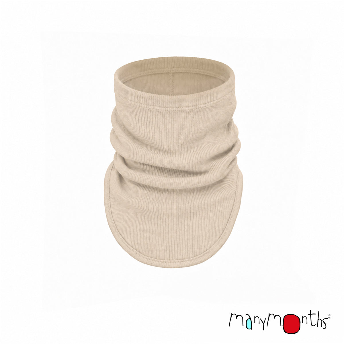 Snood Multitube ManyMonths en laine mérinos, coloris écru Toasted Coconut – collection 2026/2027