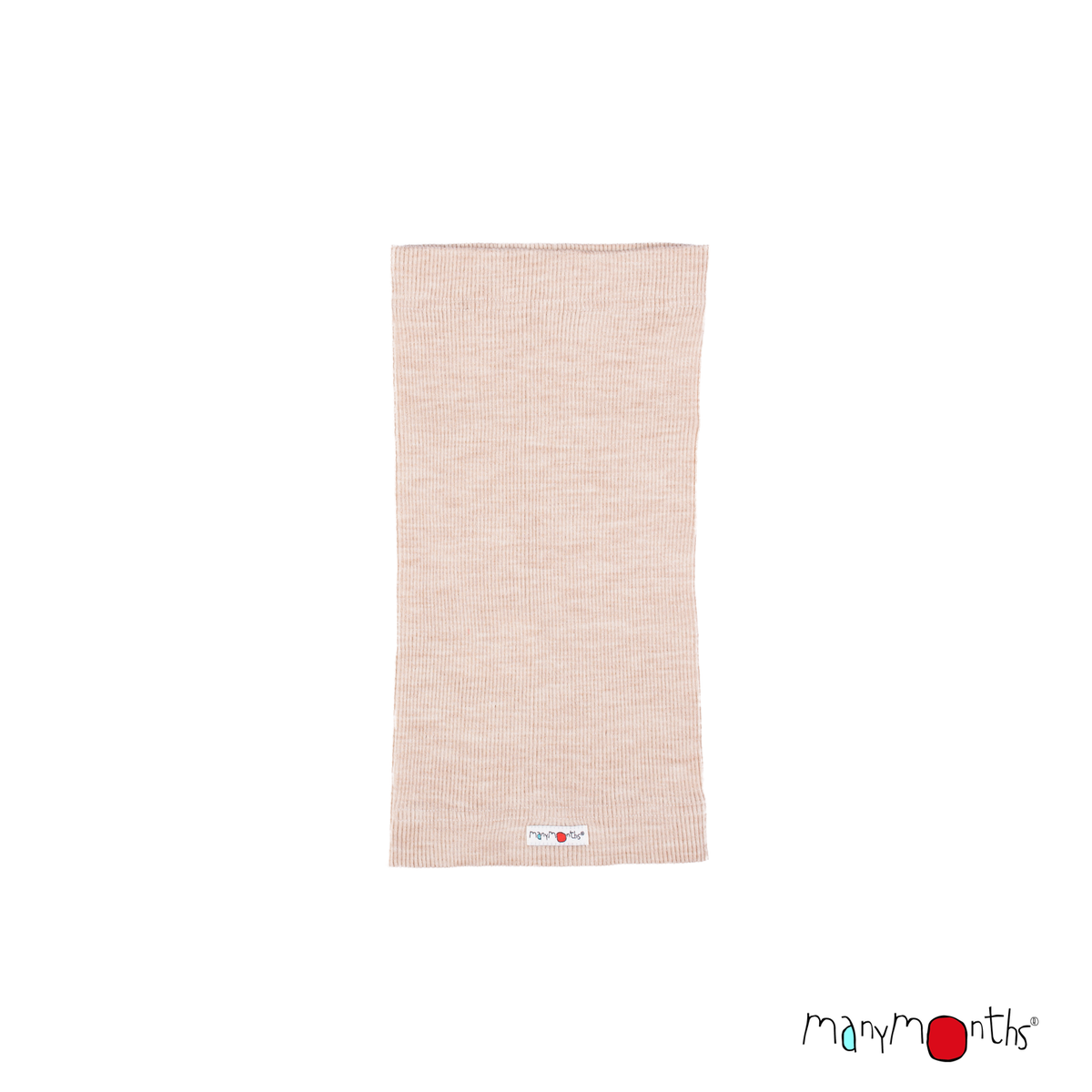 Snood Multitube ManyMonths en laine mérinos, coloris écru Toasted Coconut – collection 2026/2027