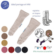 Chaussons de portage en laine mérinos - Baby Booties ManyMonths – PREVENTE 2026/27