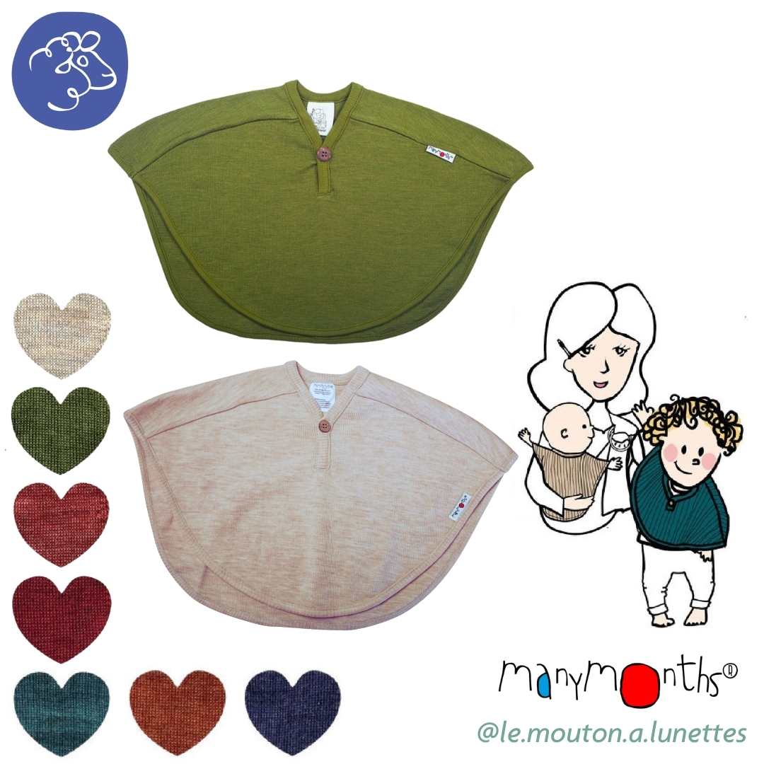 Cape en laine mérinos - Multicape ManyMonths – PREVENTDE 2025/26