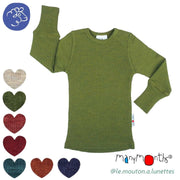 Tricot manches longues en laine mérinos enfant ManyMonths – PREVENTE 2025/26