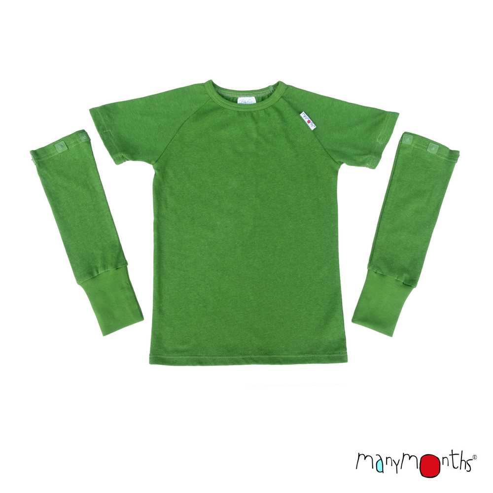 T-shirt évolutif 2 en 1 - chanvre et coton bio - ManyMonths ECO Hempies