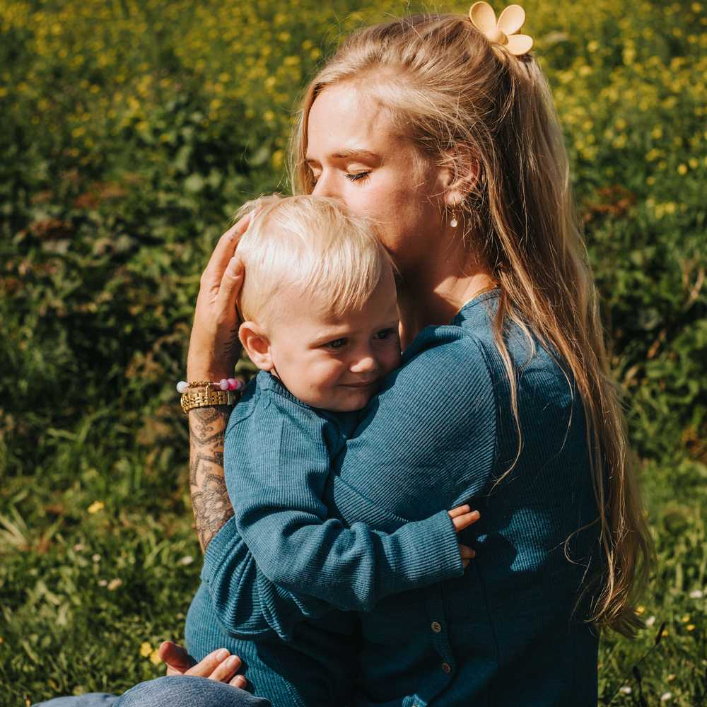 Sweat de grossesse et allaitement en laine mérinos - MaM Babyidea