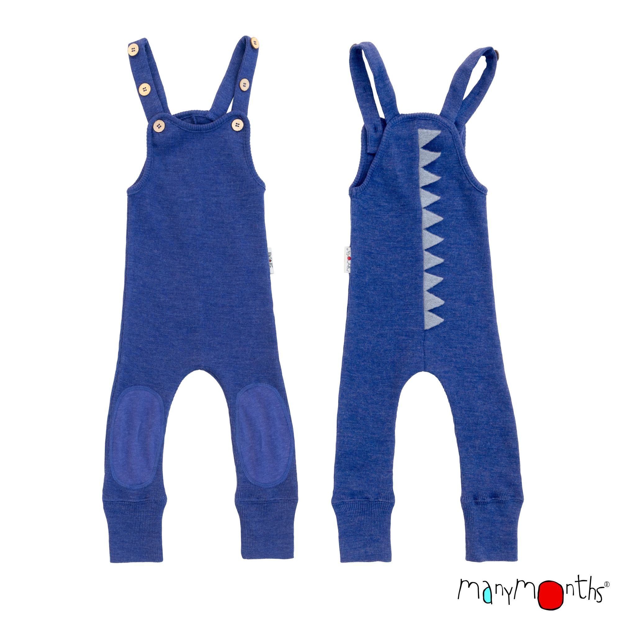 Salopette DINO en laine mérinos Manymonths 2025/26