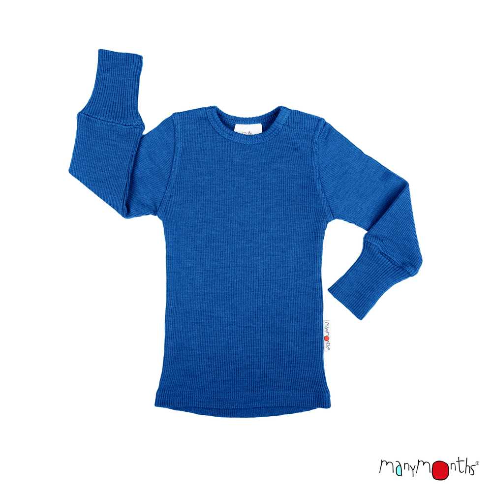 Tricot manches longues en laine mérinos enfant - ManyMonths