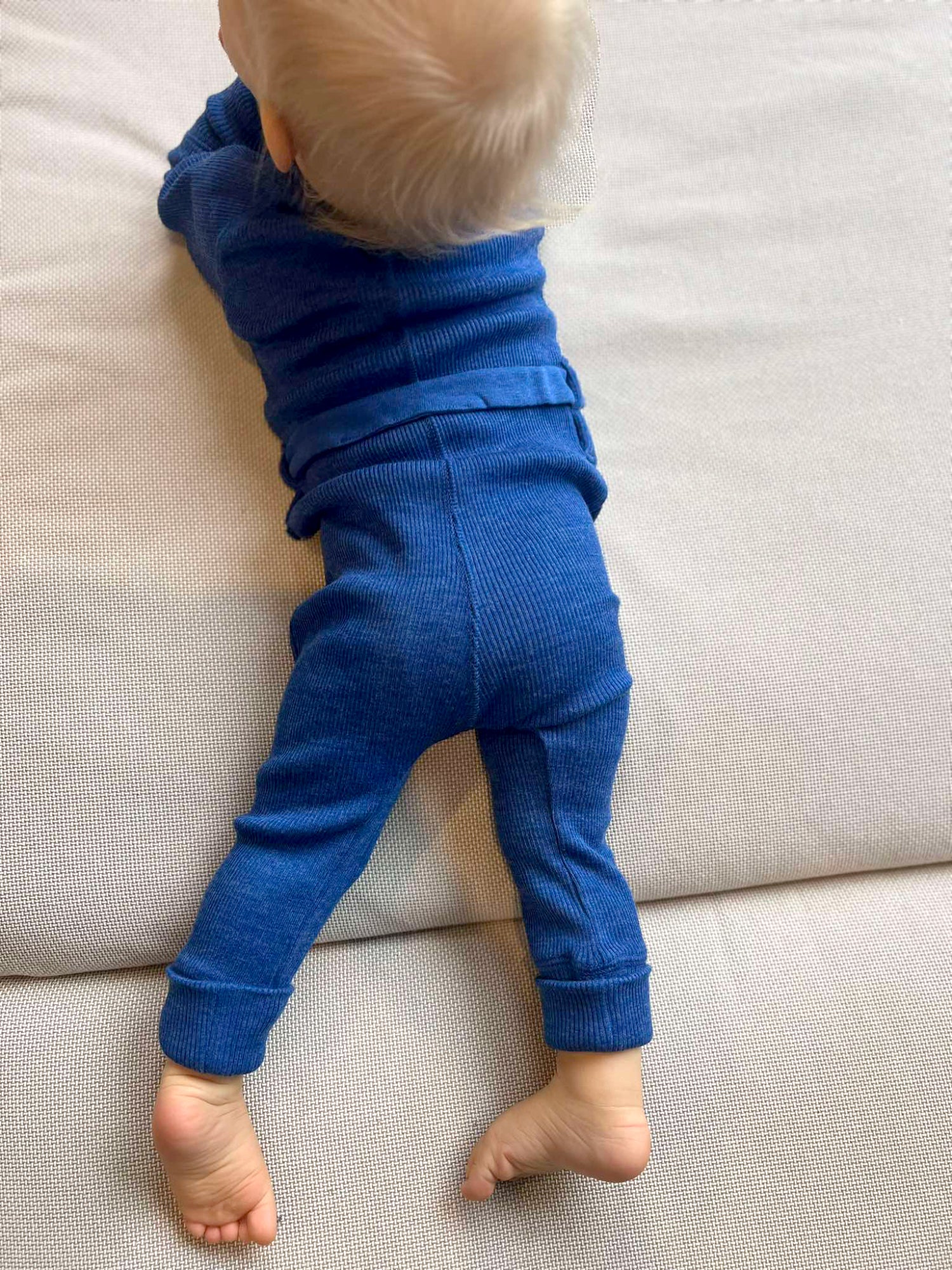 Combinaison Manymonths évolutive en laine mérinos pour bébé