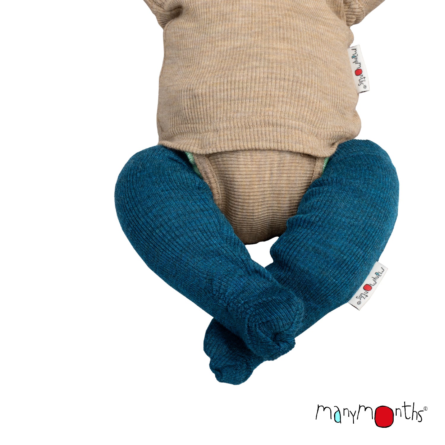 Chaussons de portage en laine mérinos ManyMonths - Baby Booties – PREVENTE 2025/26