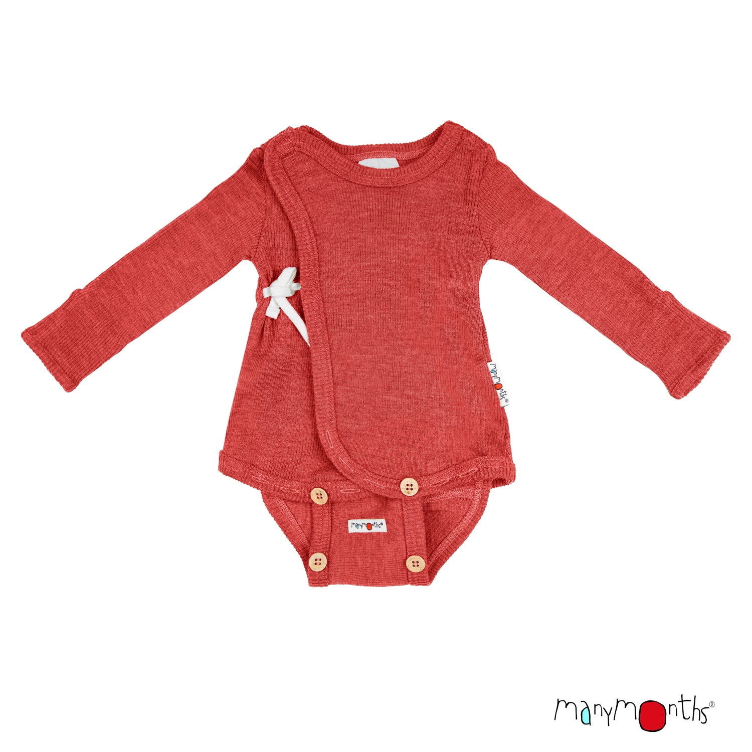 Body kimono en laine mérinos évolutif 2 en 1 ManyMonths – PREVENTE 2025/26
