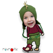 Bonnet Dino en laine mérinos ManyMonths 2025/26 - PREVENTE