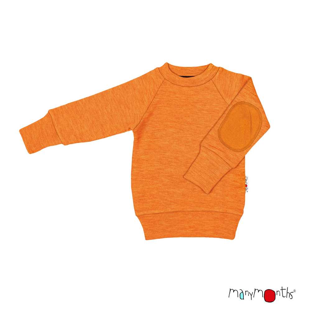 Pullover ManyMonths en laine mérinos avec renforts