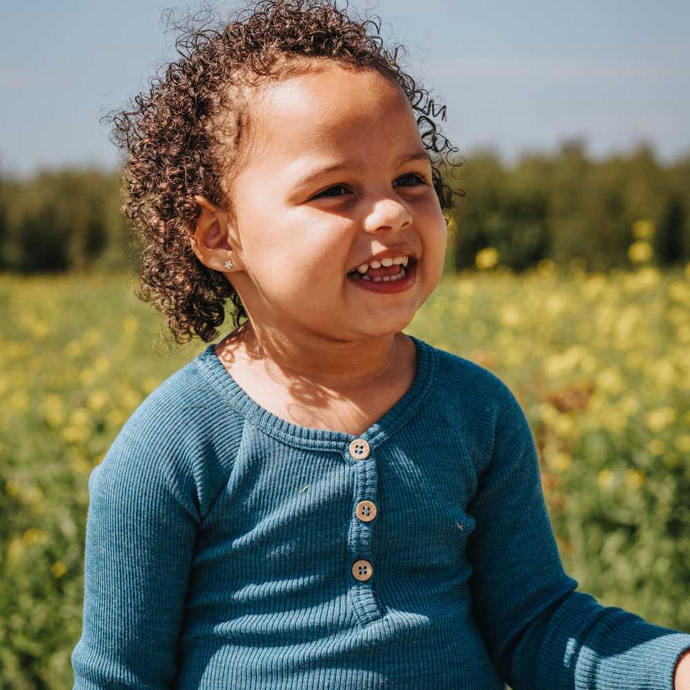 bodysuit raglan body bébé manymonths laine merinos