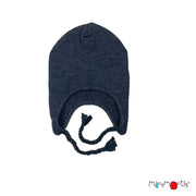 Bonnet en laine mérinos ManyMonths - Earflap beanie enfant
