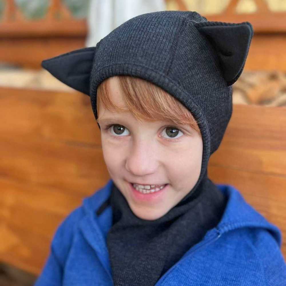 Cagoule chat ManyMonths laine mérinos - Cagoule Kitty évolutive  – PREVENTE 2025/26