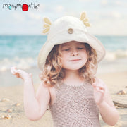 Chapeau de soleil Papillon - Chapeau évolutif "Butterfly" ManyMonths chanvre et coton bio - NOUVEAUTE en Prévente!