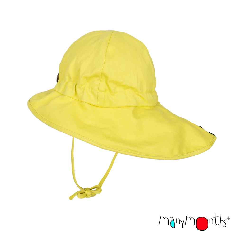 ManyMonths chapeau enfant soleil ete ajustable summer hat jaune banana cream